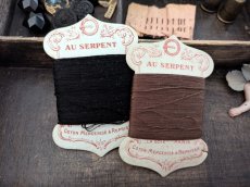 画像1: フランス 20世紀初頭 糸巻き2色セット AU SERPENT (1)