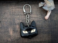 画像1: フランス 1960年代 猫ちゃんキーホルダー MARCHAL (1)