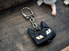 画像2: フランス 1960年代 猫ちゃんキーホルダー MARCHAL (2)