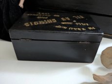 画像6: フランス 20世紀初頭 小さな木箱 FIL AU CHINOIS (6)