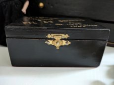 画像3: フランス 20世紀初頭 小さな木箱 FIL AU CHINOIS (3)