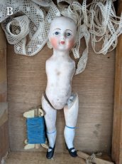 画像14: ドイツ1900年前後　ビスクドール ボディ+足ペア 16.5cm (14)