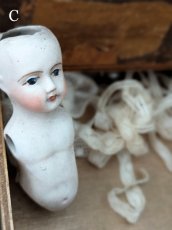 画像36: ドイツ1900年前後　ビスクドール ボディ+足ペア 16.5cm (36)