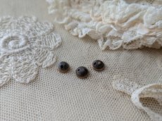 画像4: フランス 1900年前後 ゴールドメタル極小ボタン 7mm 3個セット (4)