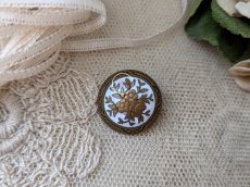 画像4: フランス 1900年前後 エマイユボタン 18mm (4)