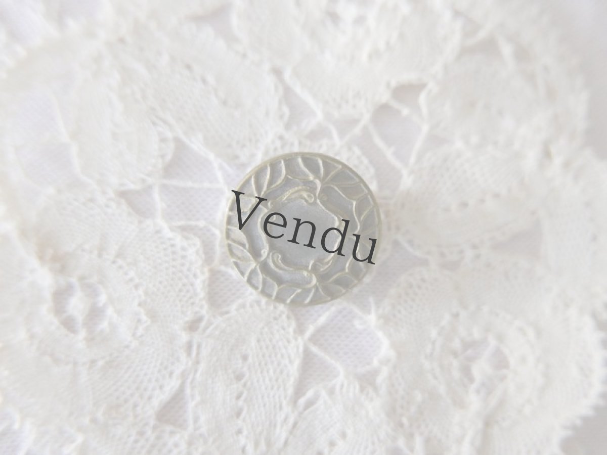 画像3: フランスアンティーク　ベルエポック メタルボタン 23mm (3)