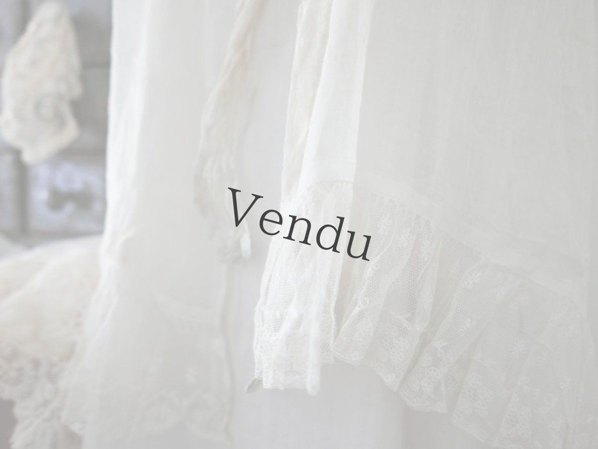 画像2: フランスアンティーク　ふわふわラペット (2)