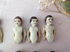 画像6: フランス 1910年前後  ビスクドール ミニョネット 3体セット (6)