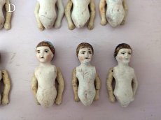 画像13: フランス 1910年前後  ビスクドール ミニョネット 3体セット (13)