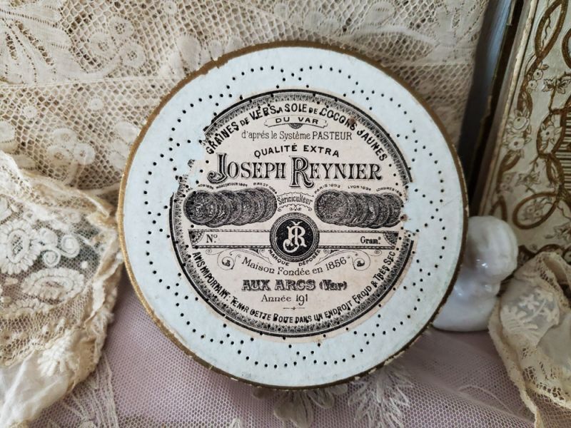 画像1: フランス 1914年 絹糸を仕舞うための箱　Joseph Reynier (1)